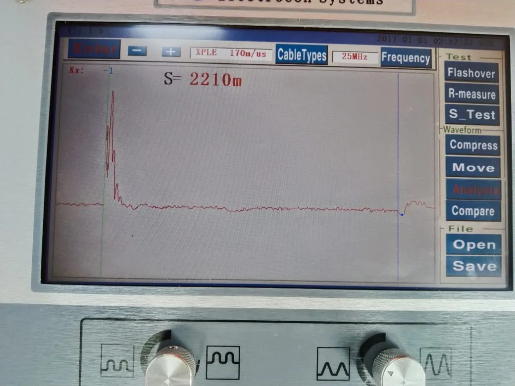 Xzh Test Touch LCD Display Tdr Underground Cable Fault Locator 3