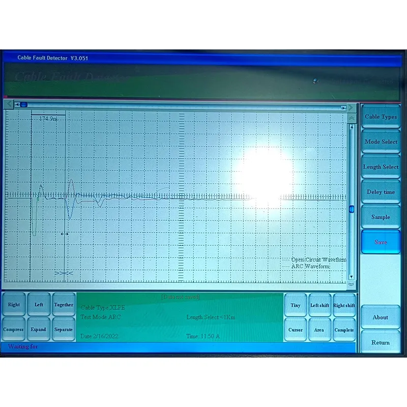 China Factory Price 0-35kv Underground Tdr Cable Fault Locator Multi Pulse Arc Method 4