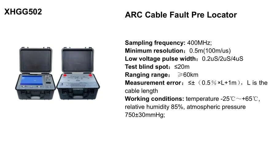 China Factory Price 0-35kv Underground Tdr Cable Fault Locator Multi Pulse Arc Method 3