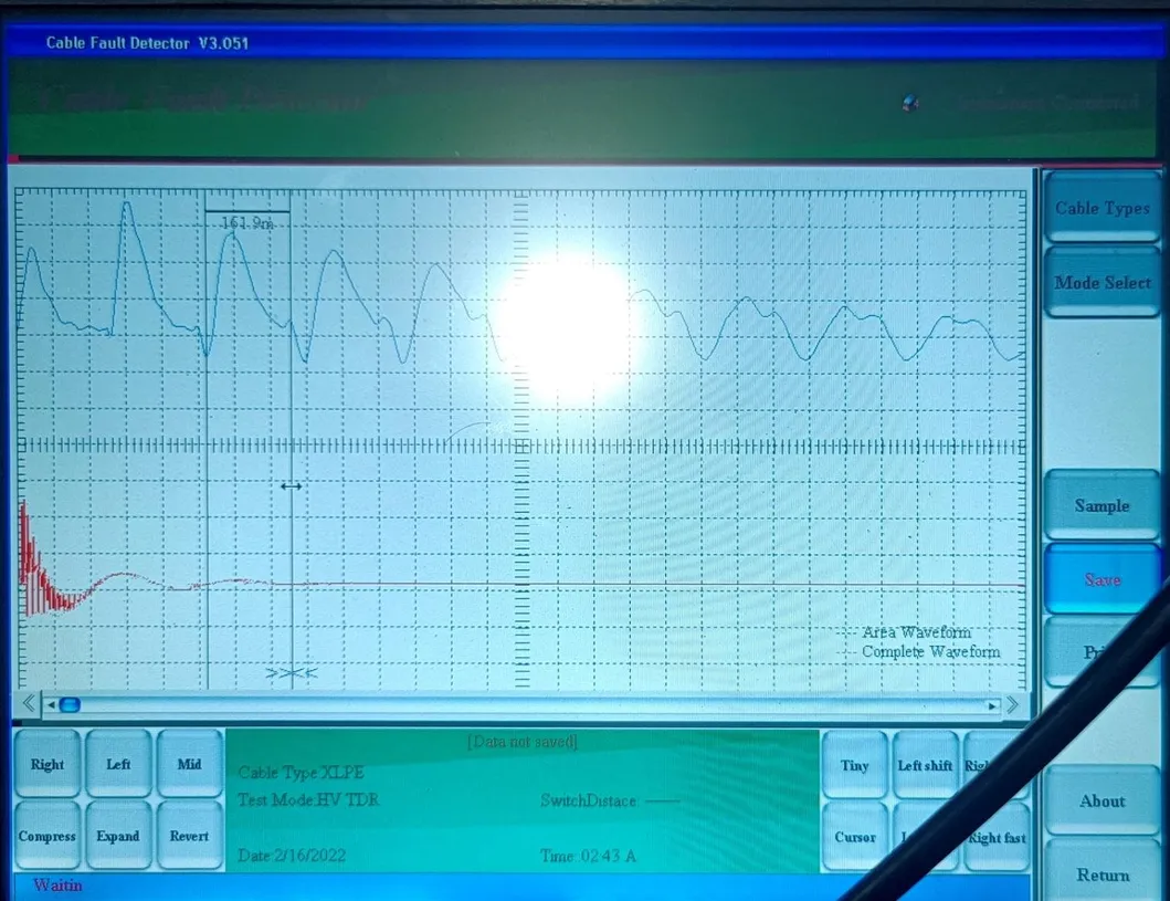 China Factory Price 0-35kv Underground Tdr Cable Fault Locator Multi Pulse Arc Method 5