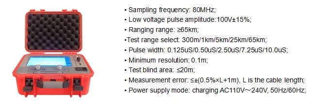 Immediately Reads Fault Distance Underground Cable Tester 0