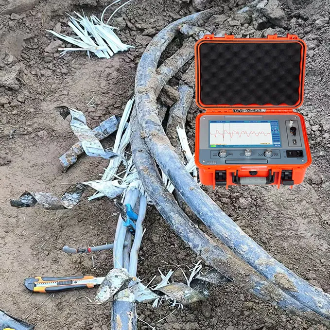Immediately Reads Fault Distance Underground Cable Tester 4