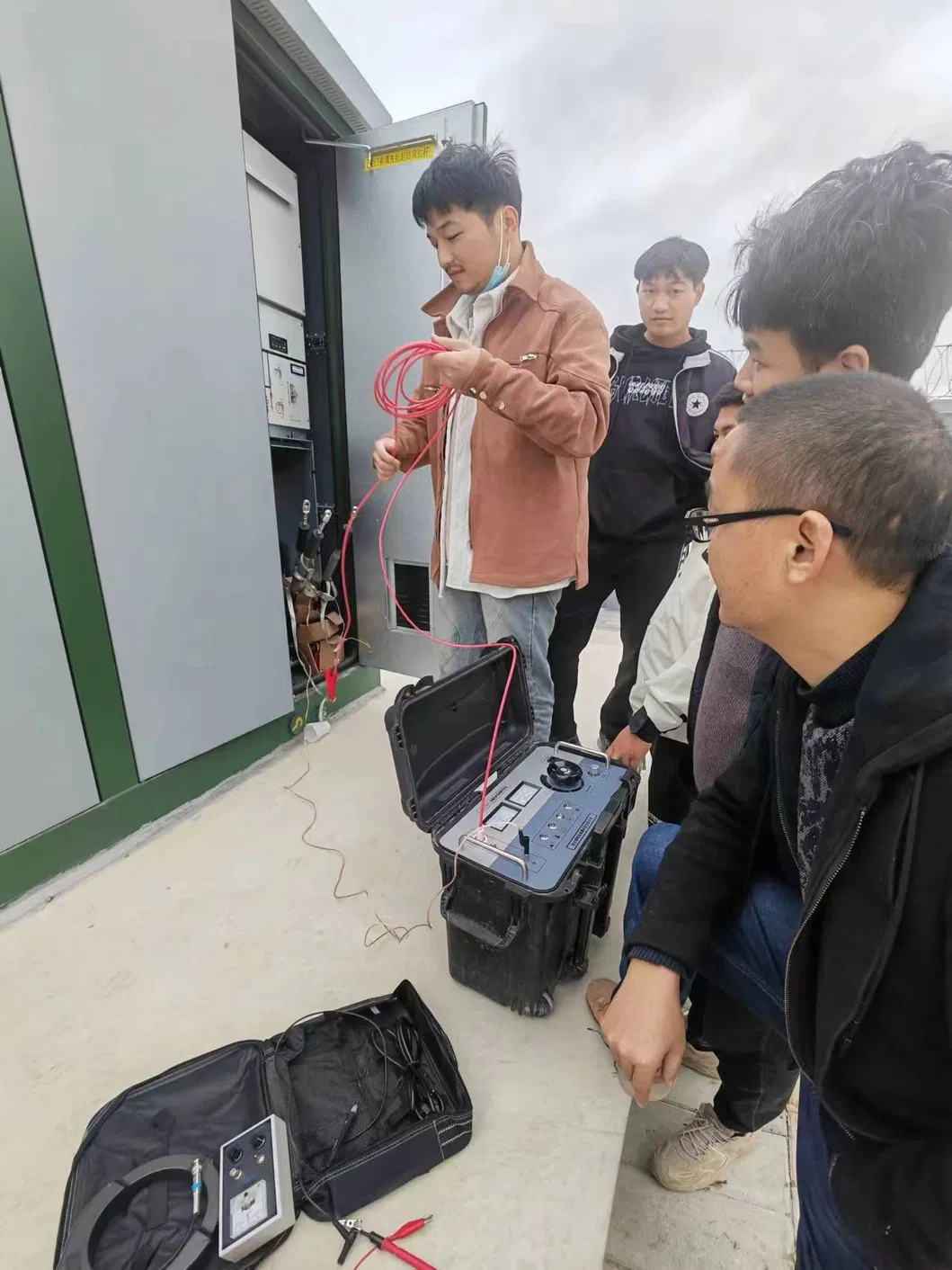 Adjustable Voltage Frequency Underground Power Cable Sheath Fault Locator 6