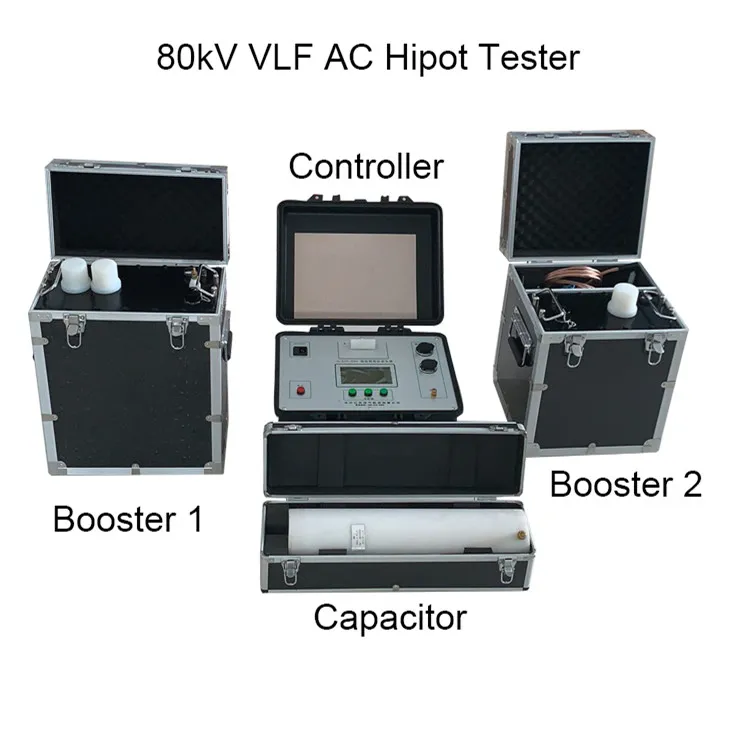 High Voltage Cable AC Hipot Tester Vlf 80kv for Electricity Industry 0