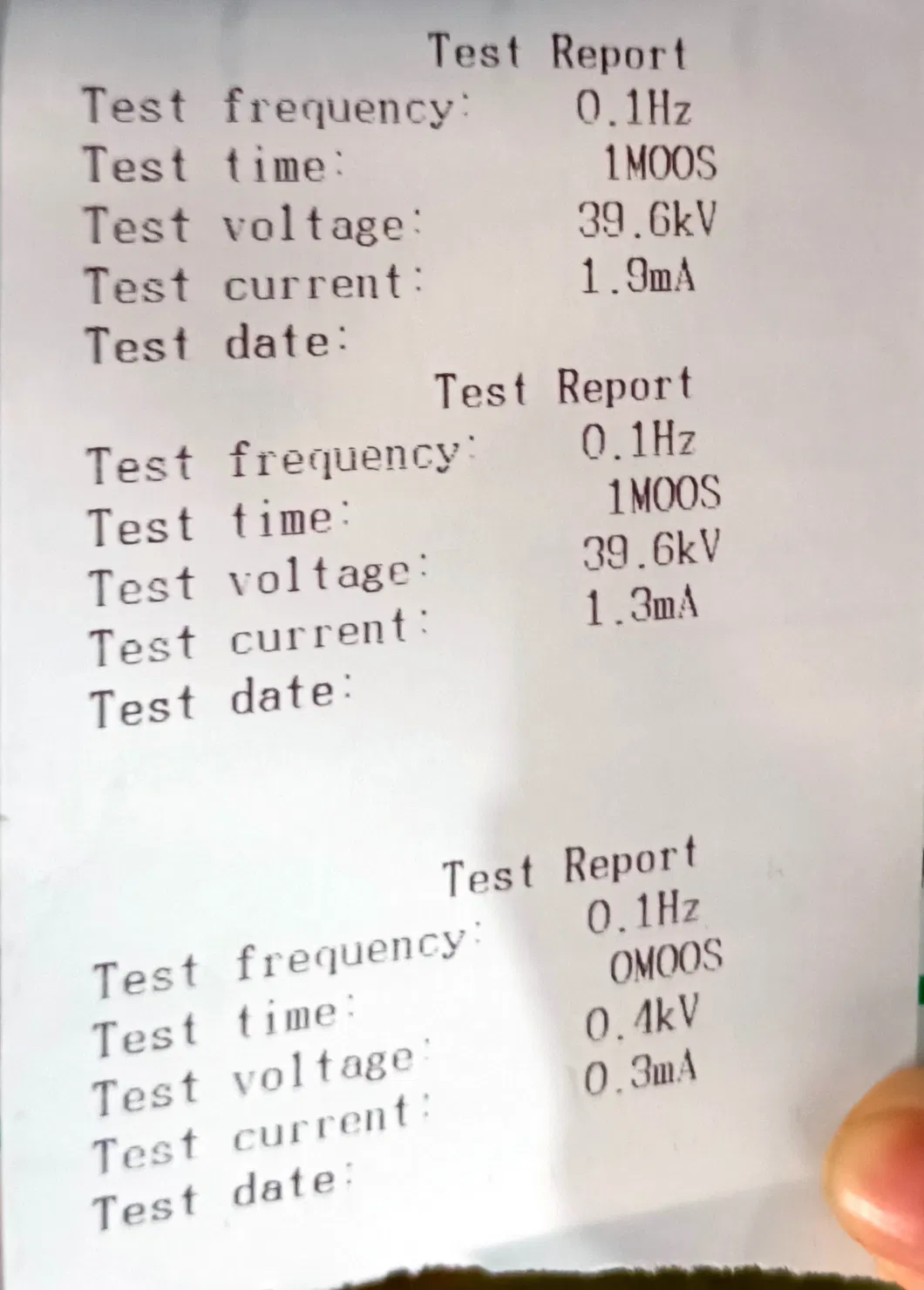 XHDP-50 VLF Cable Hipot Tester AC 0.01Hz Withstand Voltage Test and Customization 2