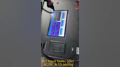 VLF hipot tester 50kv  ——AC/DC  & TD testing