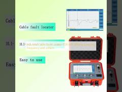 Industrial Cable Fault Locator TDR with 80MHz Sampling Frequency and ≥65km