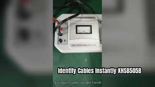XHSB505B Cable Identifier Live and De energized Testing