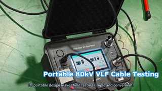 80kV VLF Hipot Tester Compact Cable Testing Solution